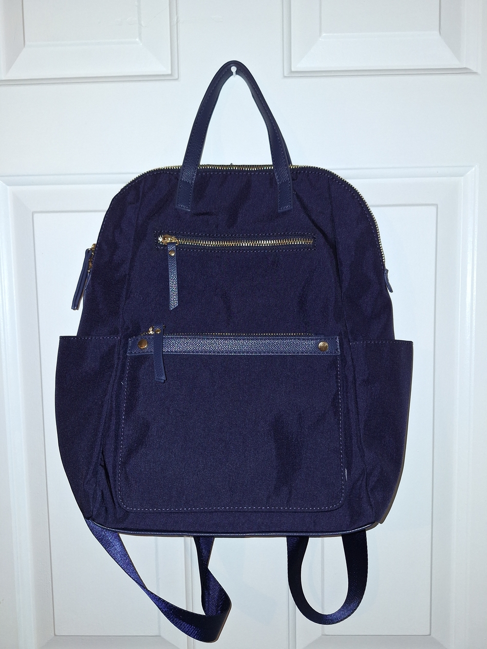 Madison West Navy Blue Backpack Tote